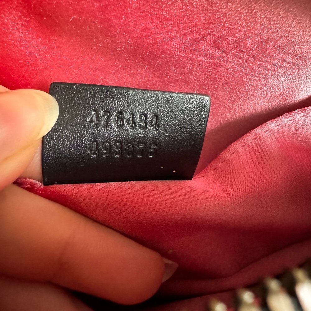 Gucci Marmont Belt bag black velvet size 75 - Picture 7 of 8